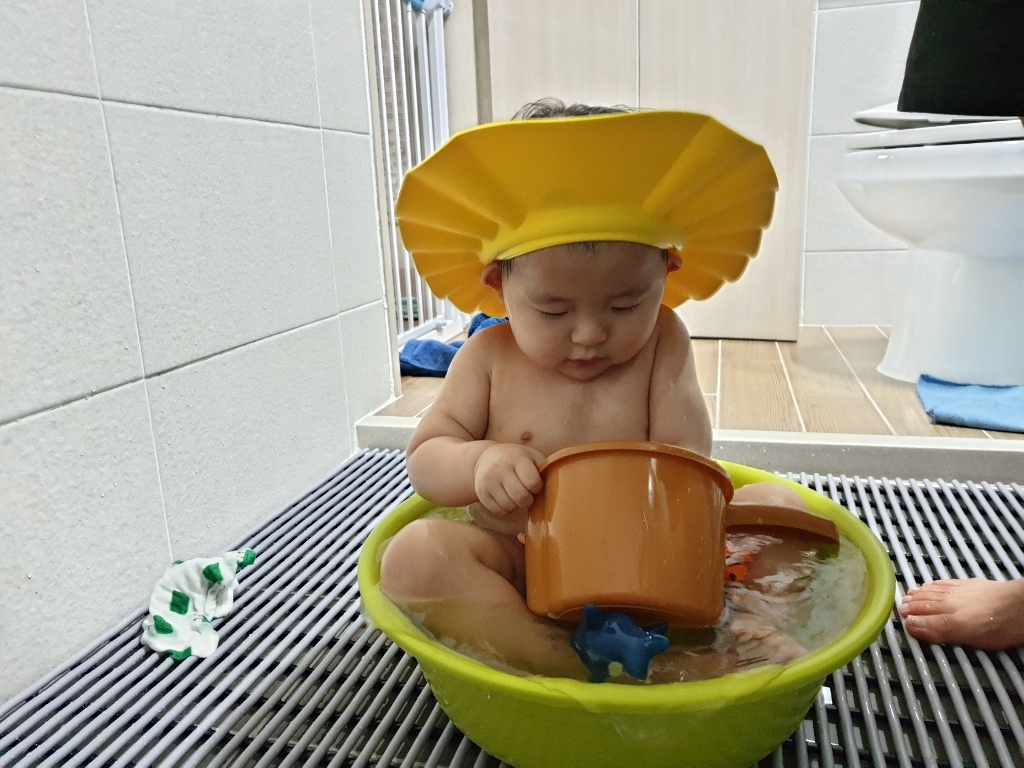 아가드 베이비 버블 샴푸캡