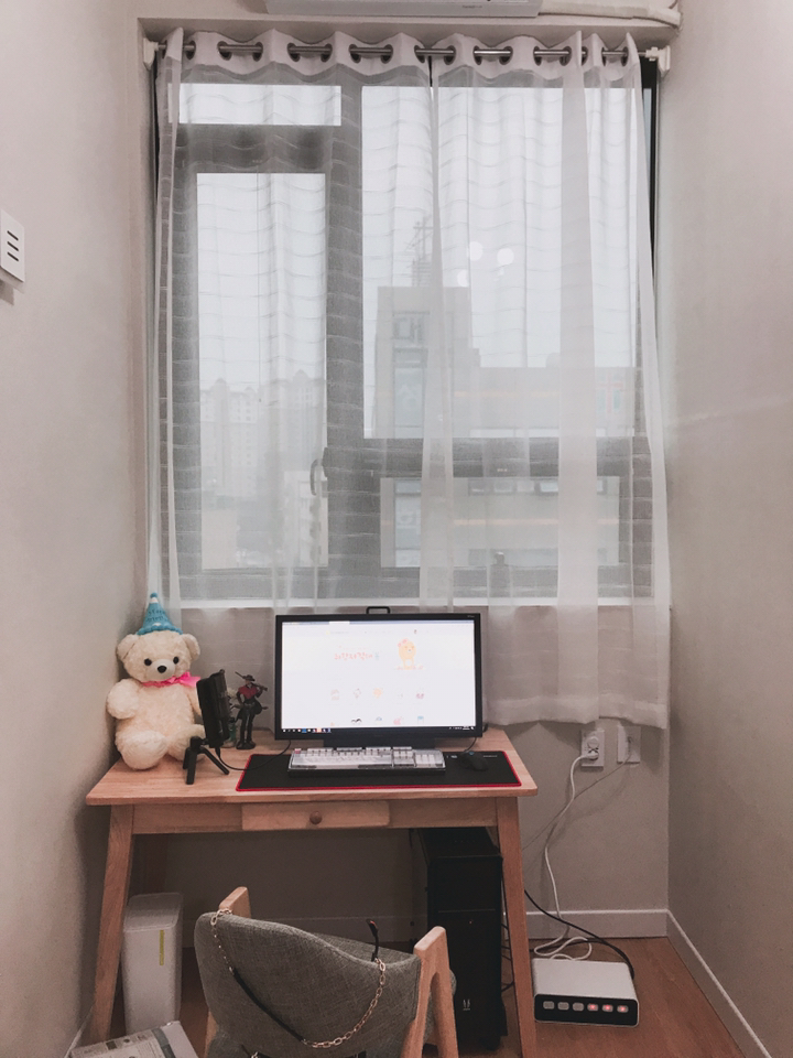 쉬즈홈 크리미 아일렛 중형 커튼 리뷰 후기