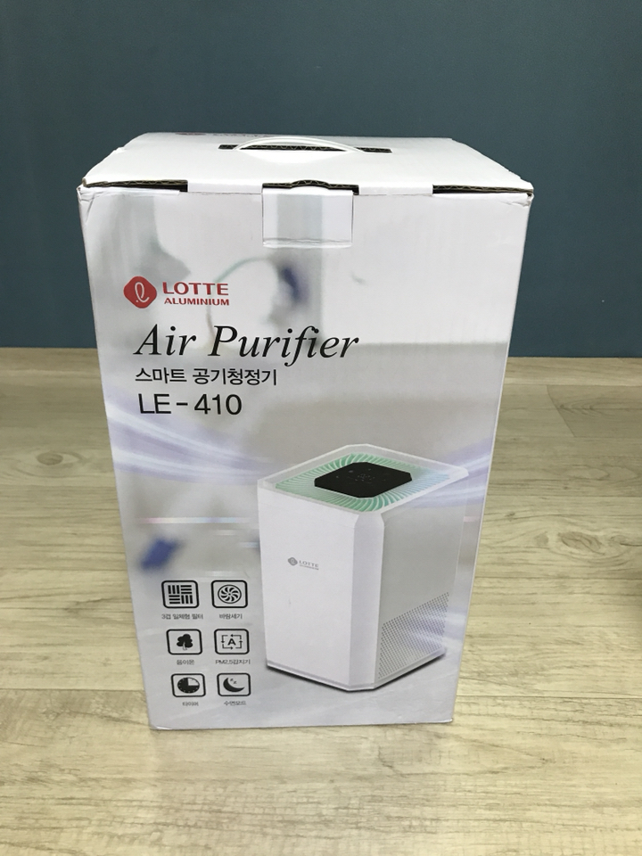 롯데알미늄 스마트 공기청정기 LE-410 18㎡ 리뷰후기