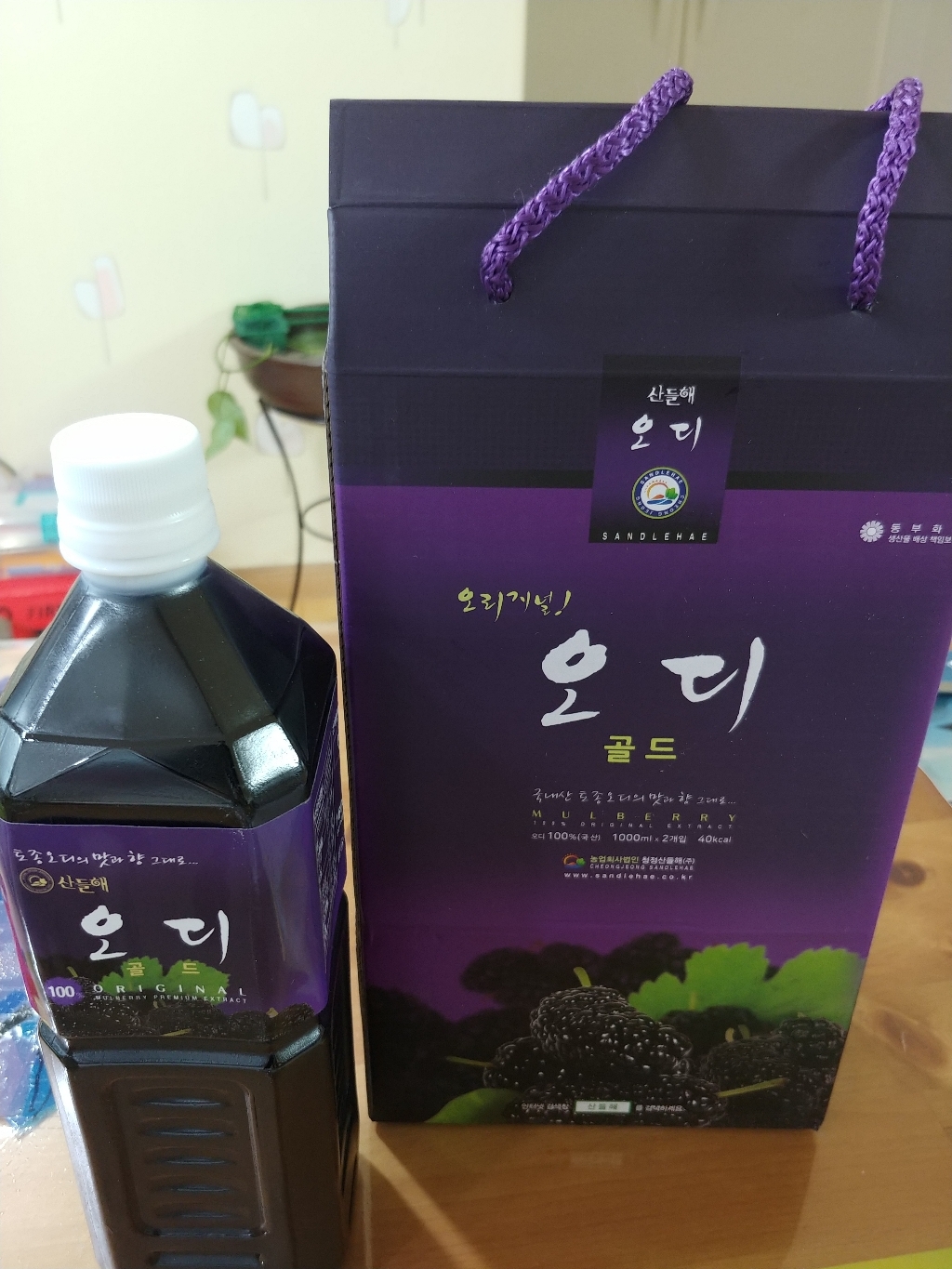 산들해 오디 원액