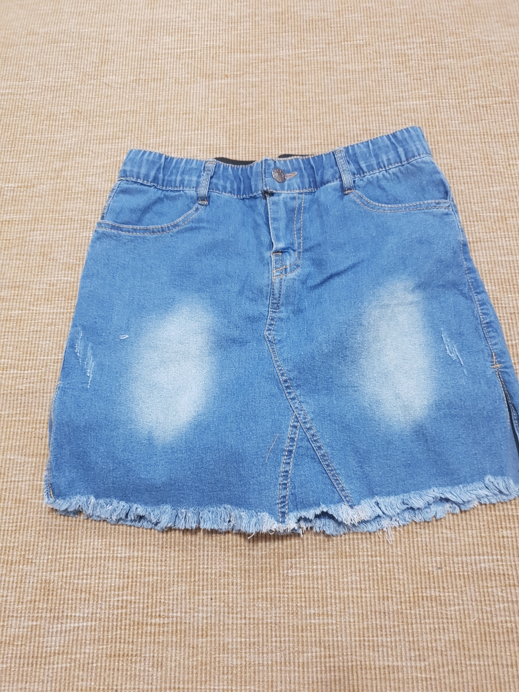 비바조이 H7_푸른바다 데님 청치마바지 스커트