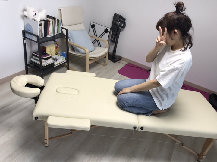 세븐뷰티 접이식 마사지 침대