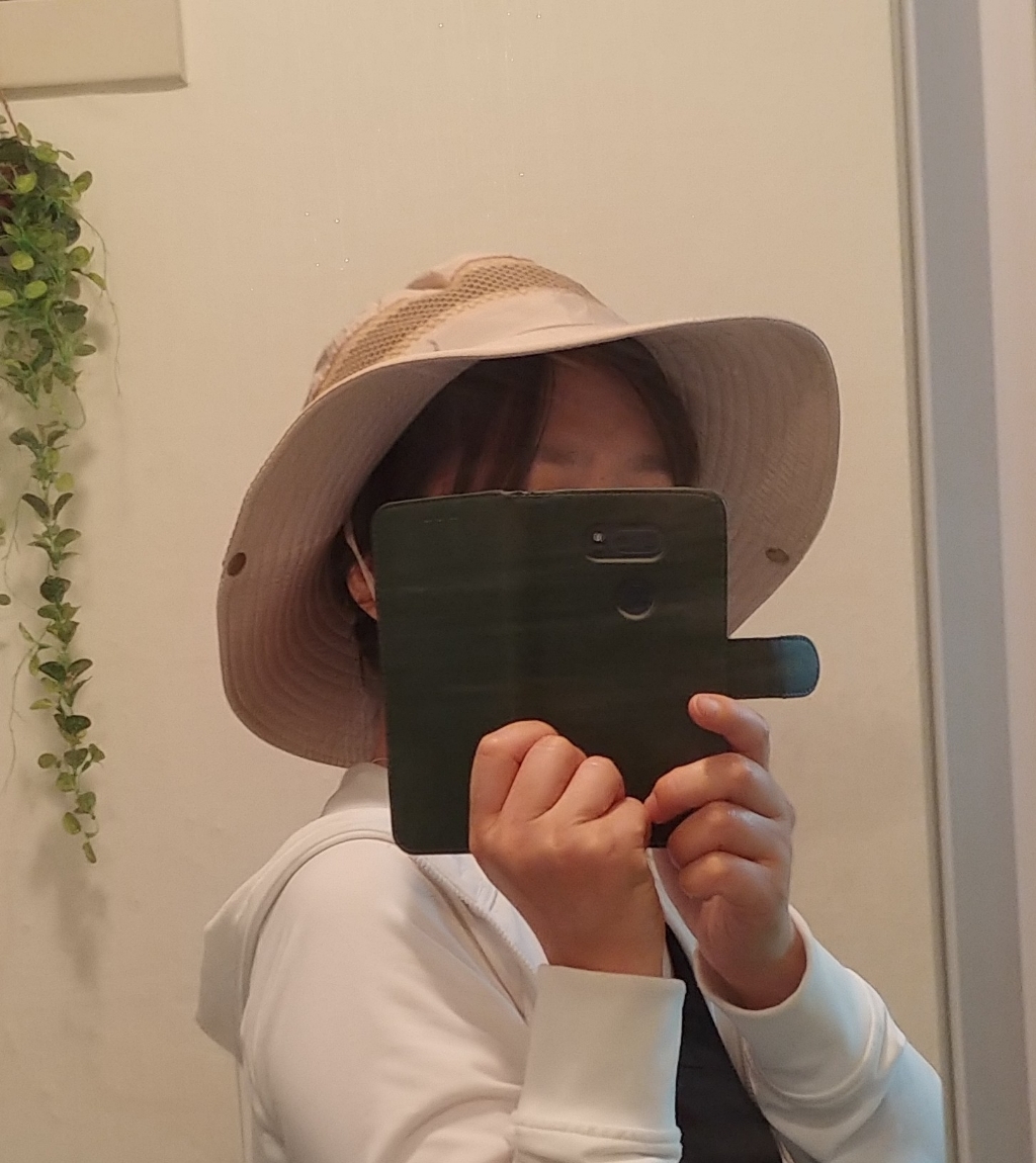 이뿌니 여성 등산모자 자외선차단 아웃도어 낚시모자