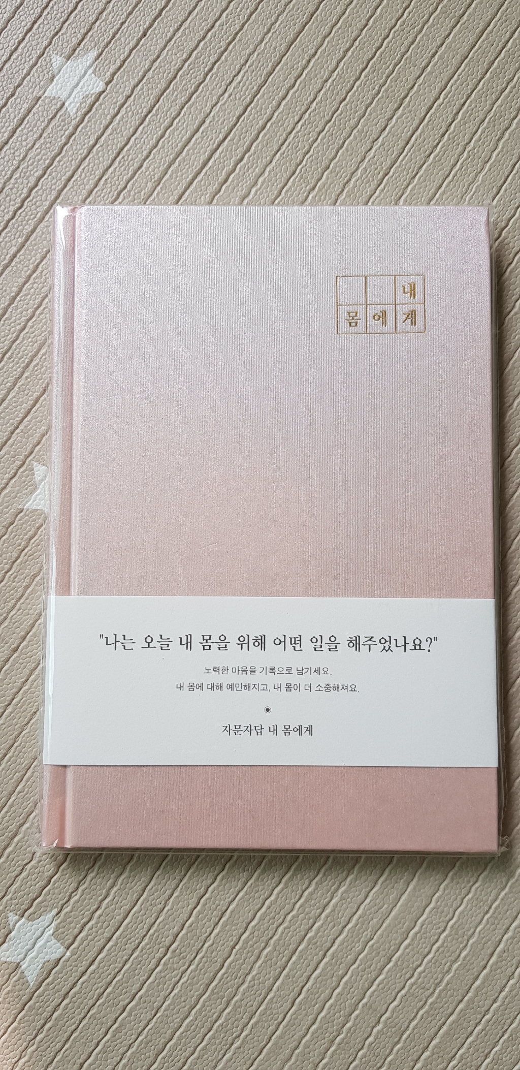 인디고 자문자답 내 몸에게 기록노트 리뷰후기