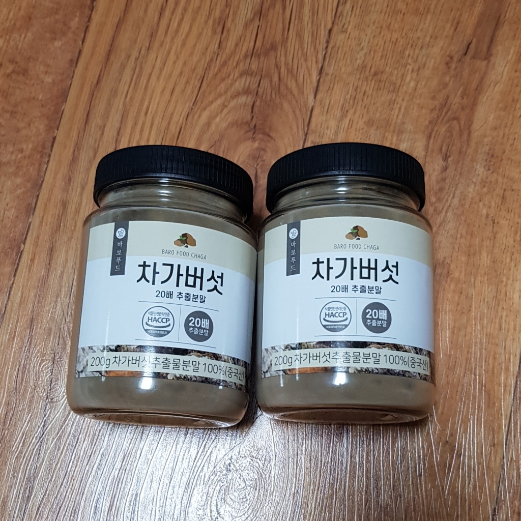 바로푸드 차가버섯 20배 추출분말 리뷰후기