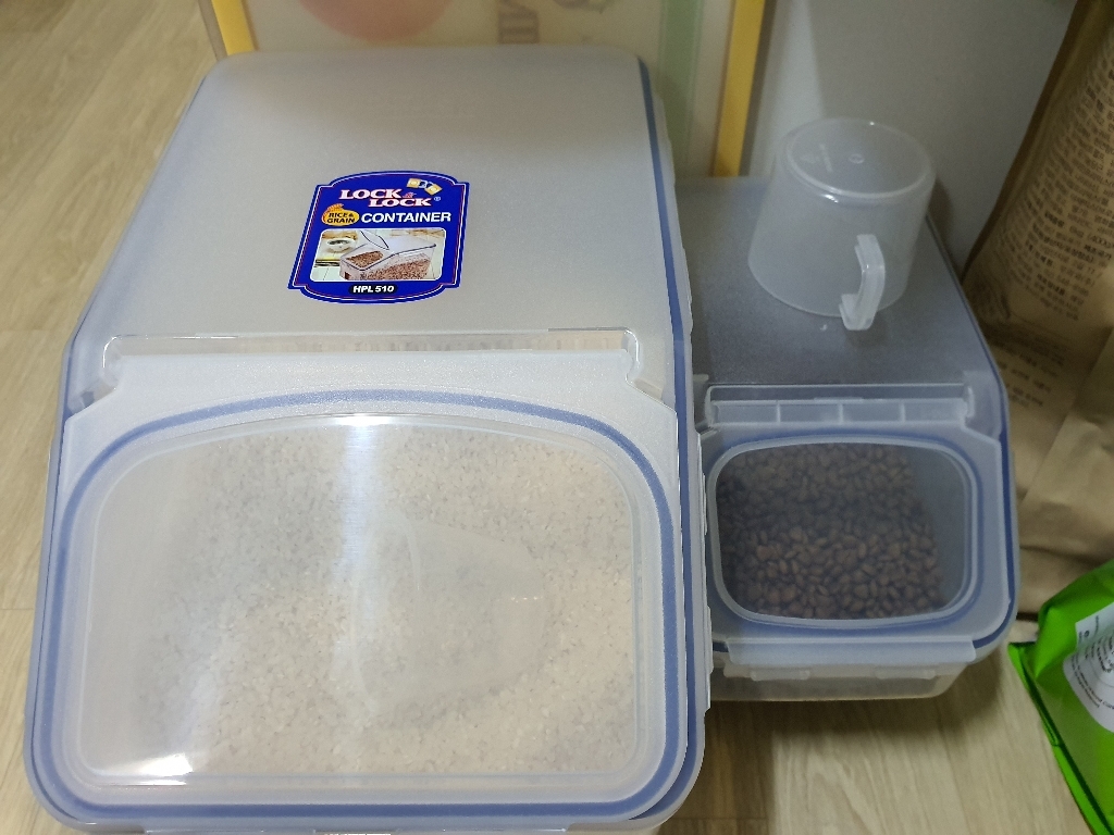 락앤락 쌀통 캔디통