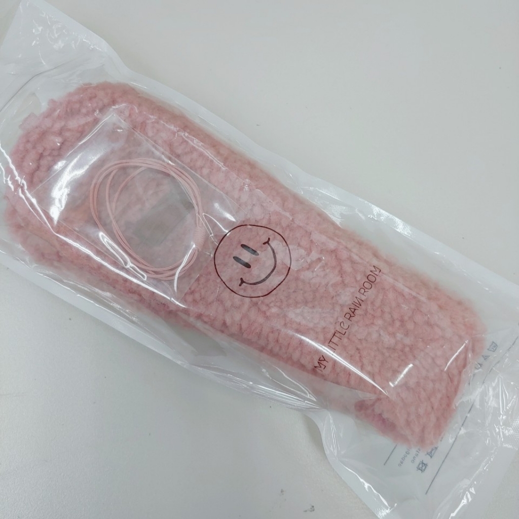 미모양 귀여운 뽀글이 양털 귀도리 털귀마개