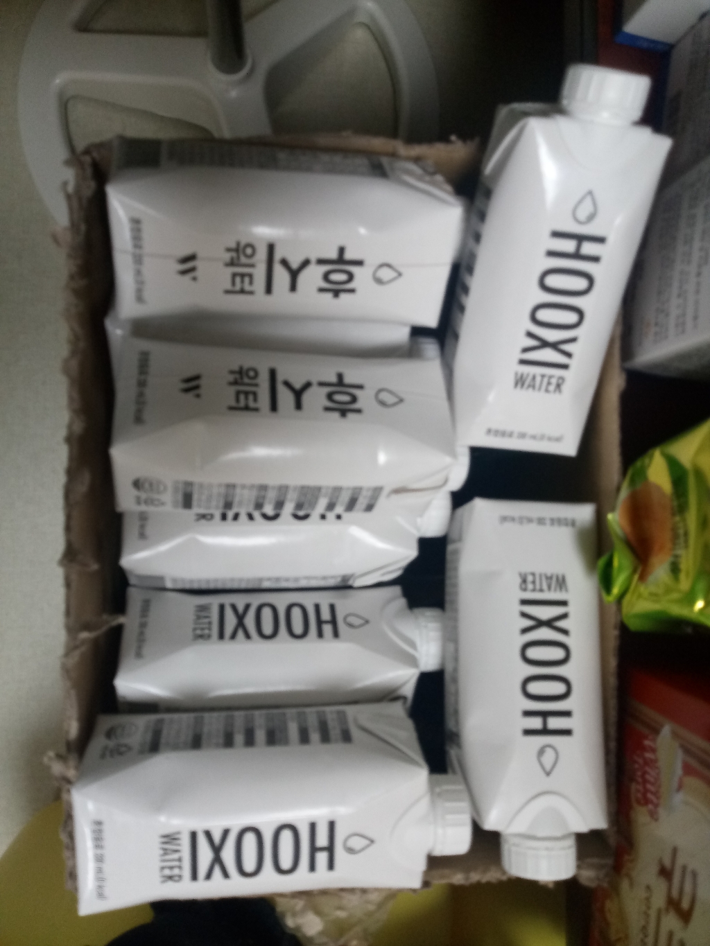 후시워터 1box 해양심층수 종이 생수 배송비 무료 리뷰후기