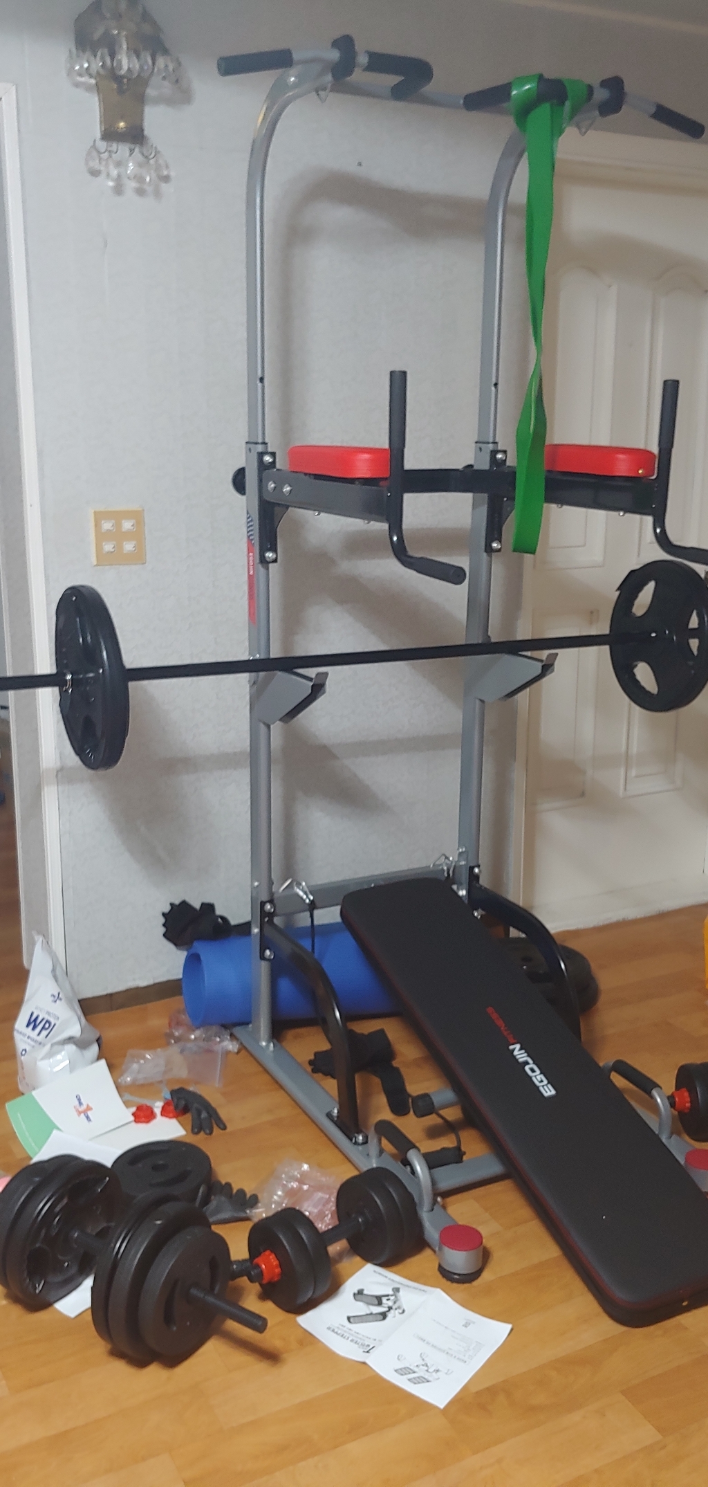 이고진 치닝디핑 EX40B 철봉 턱걸이 운동기구 벤치프레스