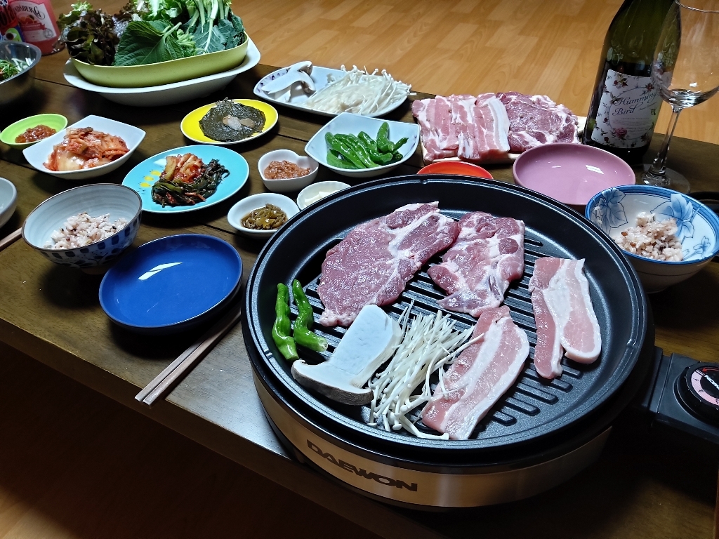 대원가전 소형 테이블 전기그릴