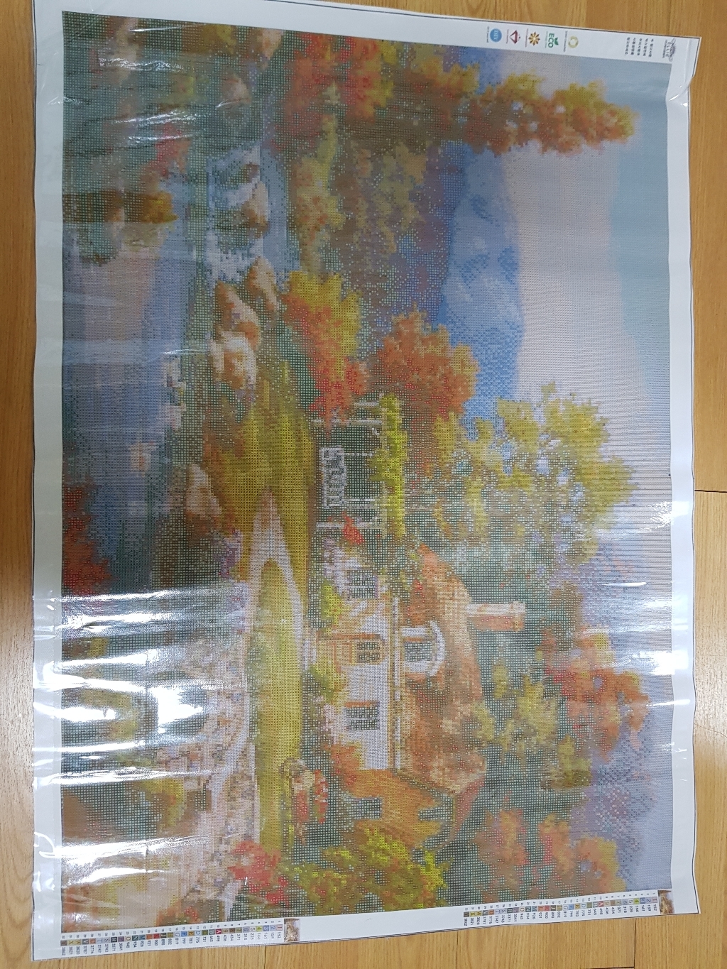 케이엠엘리 3D 꿈꾸는 나의 집 보석십자수 DIY 8560