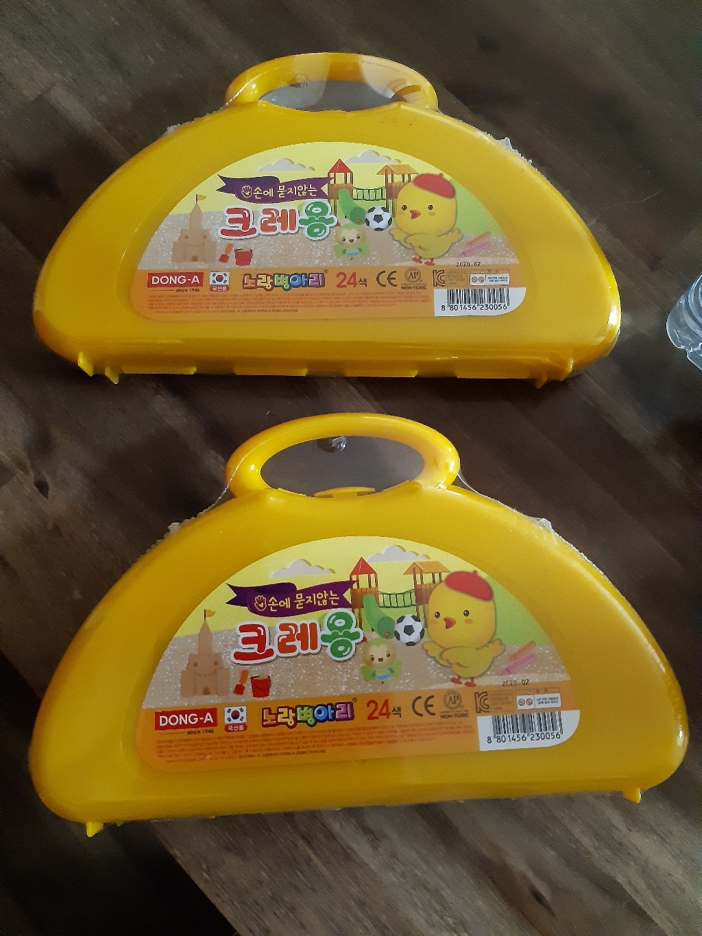 동아 노란병아리 크레용