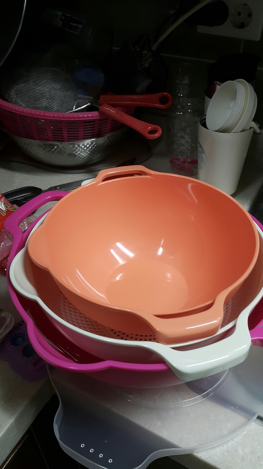씨밀렉스 캡 야채믹싱볼 3 1 채반 뚜껑