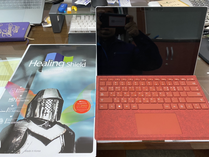 마이크로소프트 2019 Surface ro7 123 시그니처 포피레드 타입커버