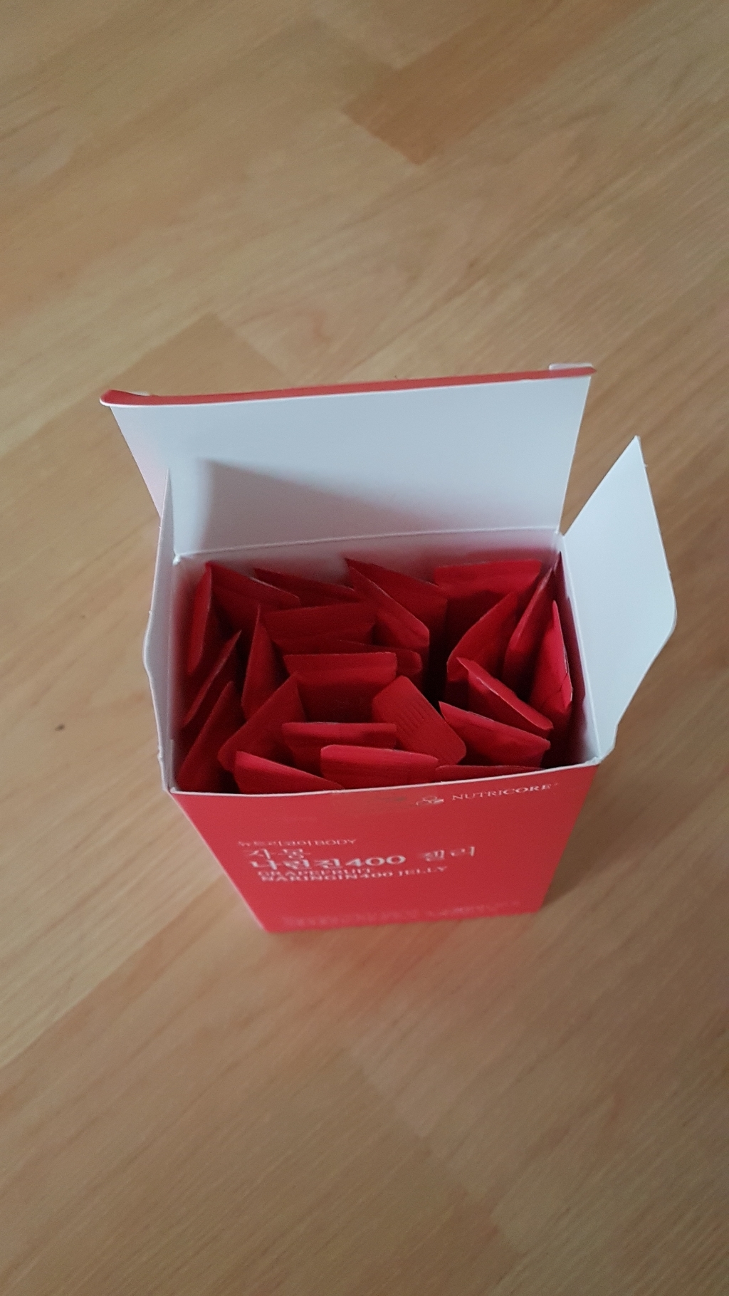 뉴트리코어 나린진 400 젤리 자몽 리뷰후기
