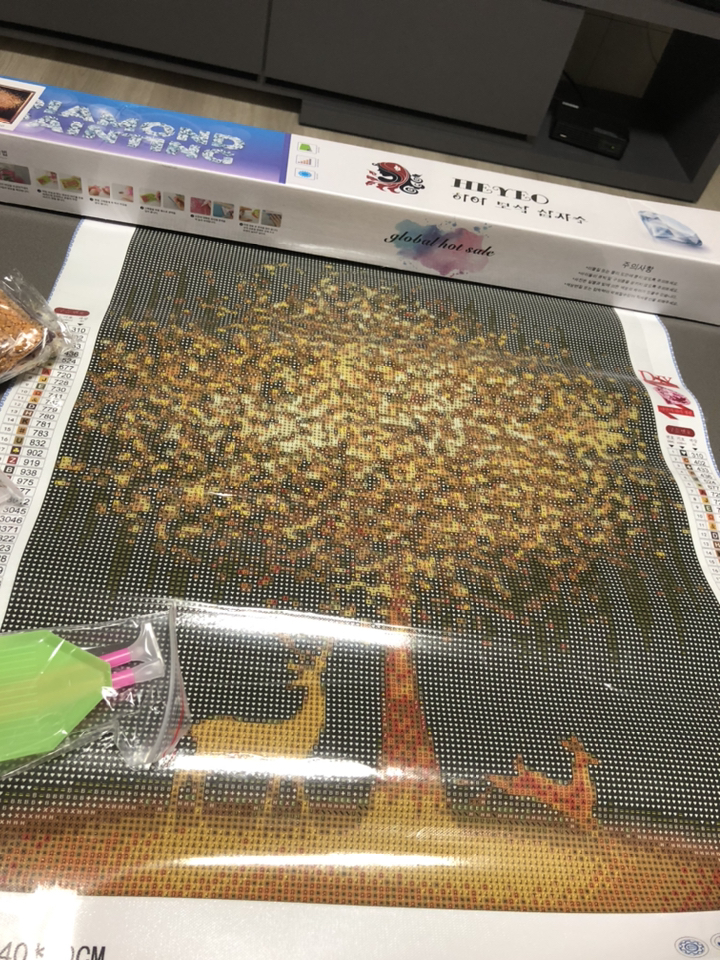 히여 화야 보석십자수 DIY 패키지 3D