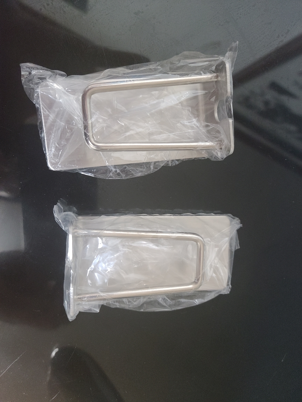 아이메이트 스테인레스 다용도 칫솔 컵걸이 2종걸이