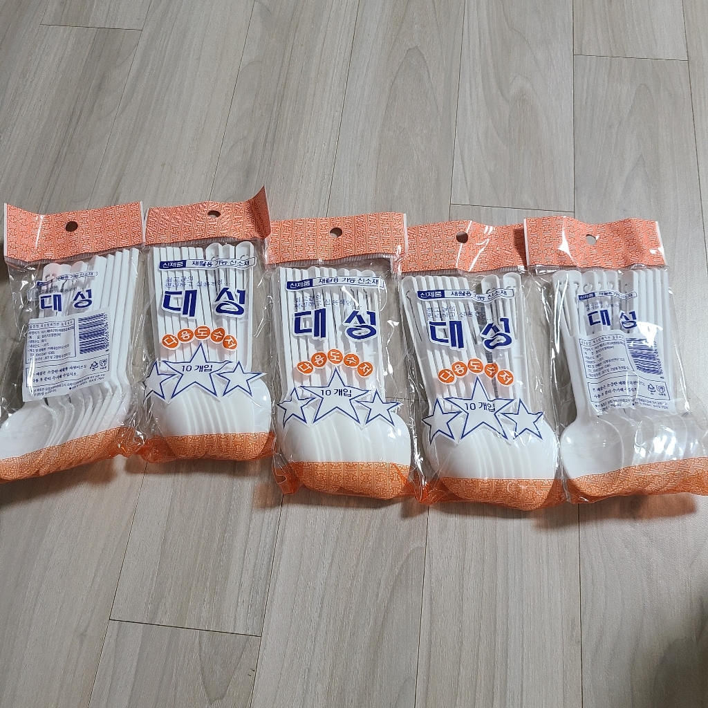블룸엣홈 재활용가능 고급 일회용 숟가락