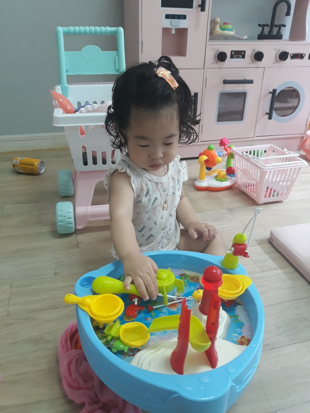 해피플레이 피싱 테이블 낚시놀이 유아 장난감