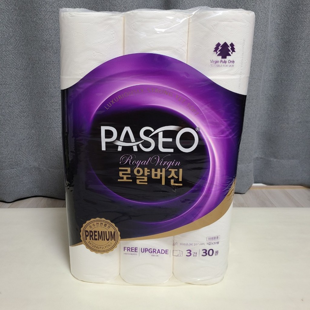 파세오 로얄버진 3겹 화장지
