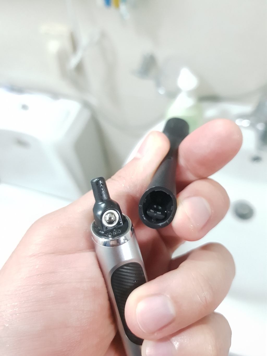 오랄비 프리미엄 클릭 크롬 칫솔 블랙 리뷰후기