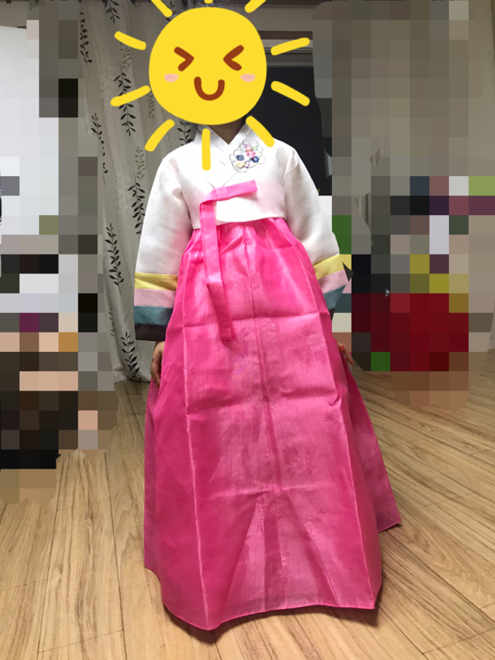 더예한복 여아용 나리앵두 한복 351