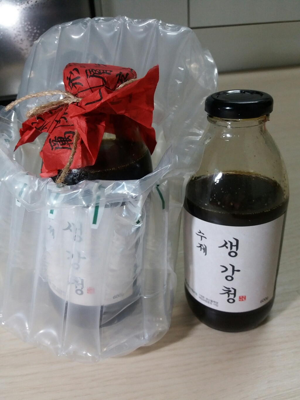 수제 생강청 | 국내산 생강 무설탕 조청 원액 진액 생강차