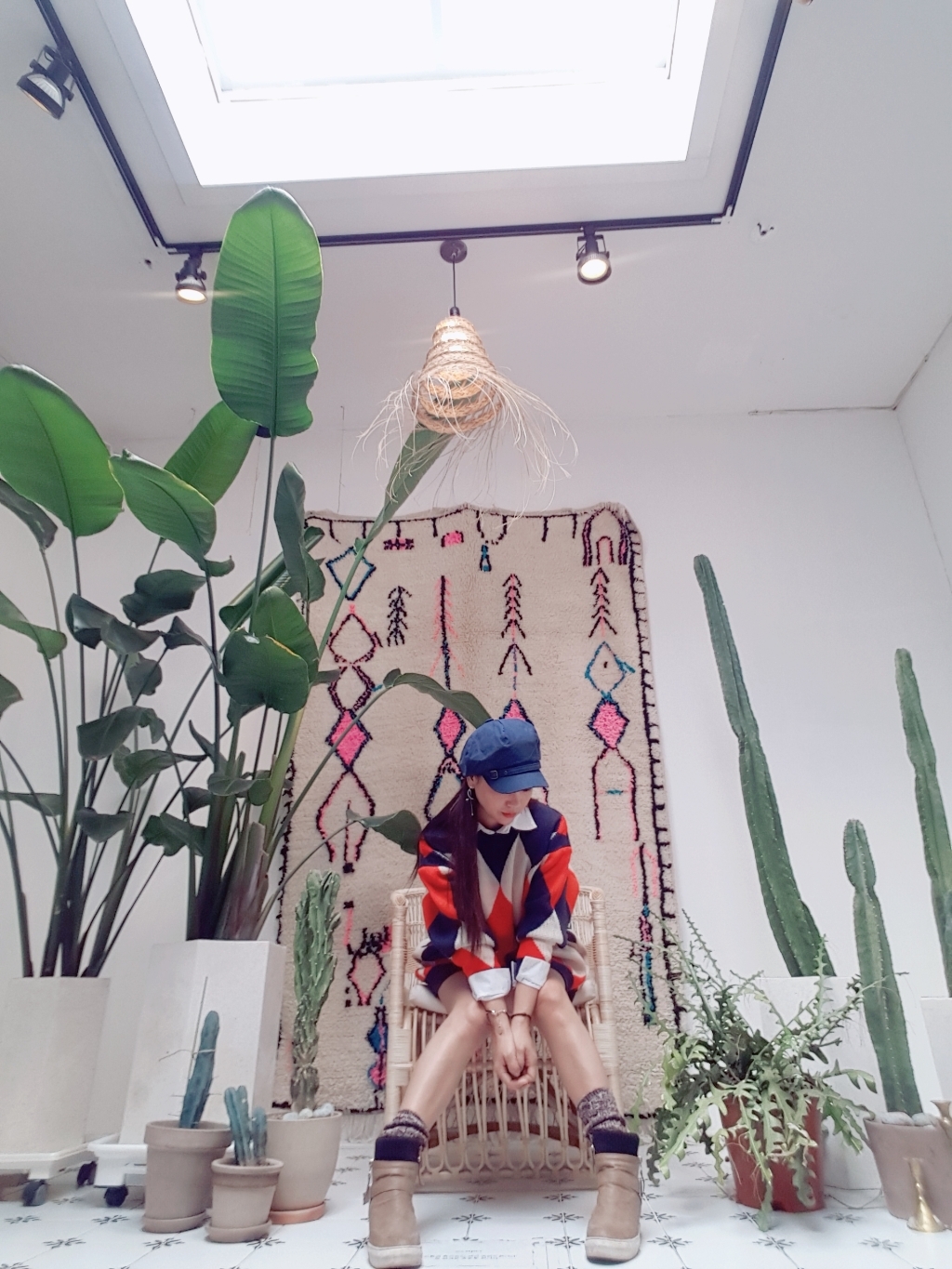 웨스트무브 헌팅캡 회오리 벨트 코튼 팔각모
