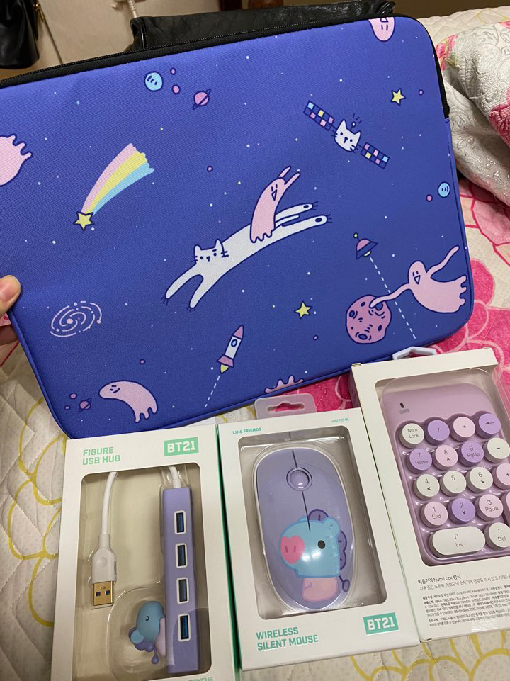 로이체 BT21 베이비 피규어 USB 30 허브 RUSB-BT21-BABY