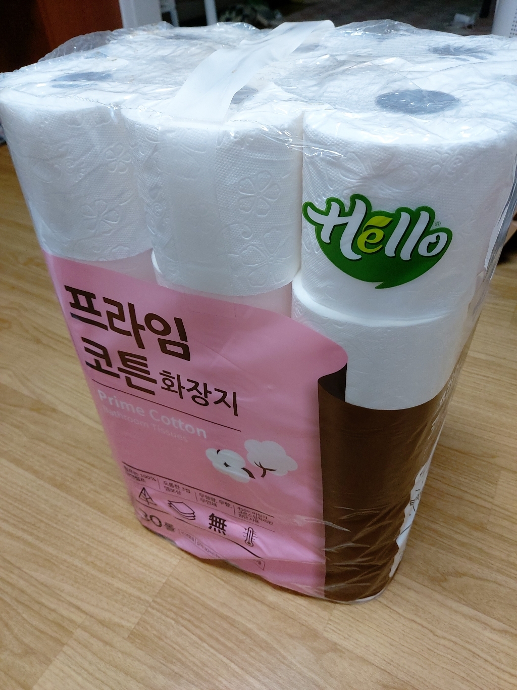 헬로 프라임코튼 3겹 천연펄프 화장지 리뷰후기