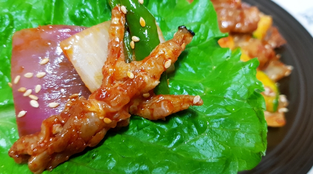 오뚜기 오감포차 직화닭발
