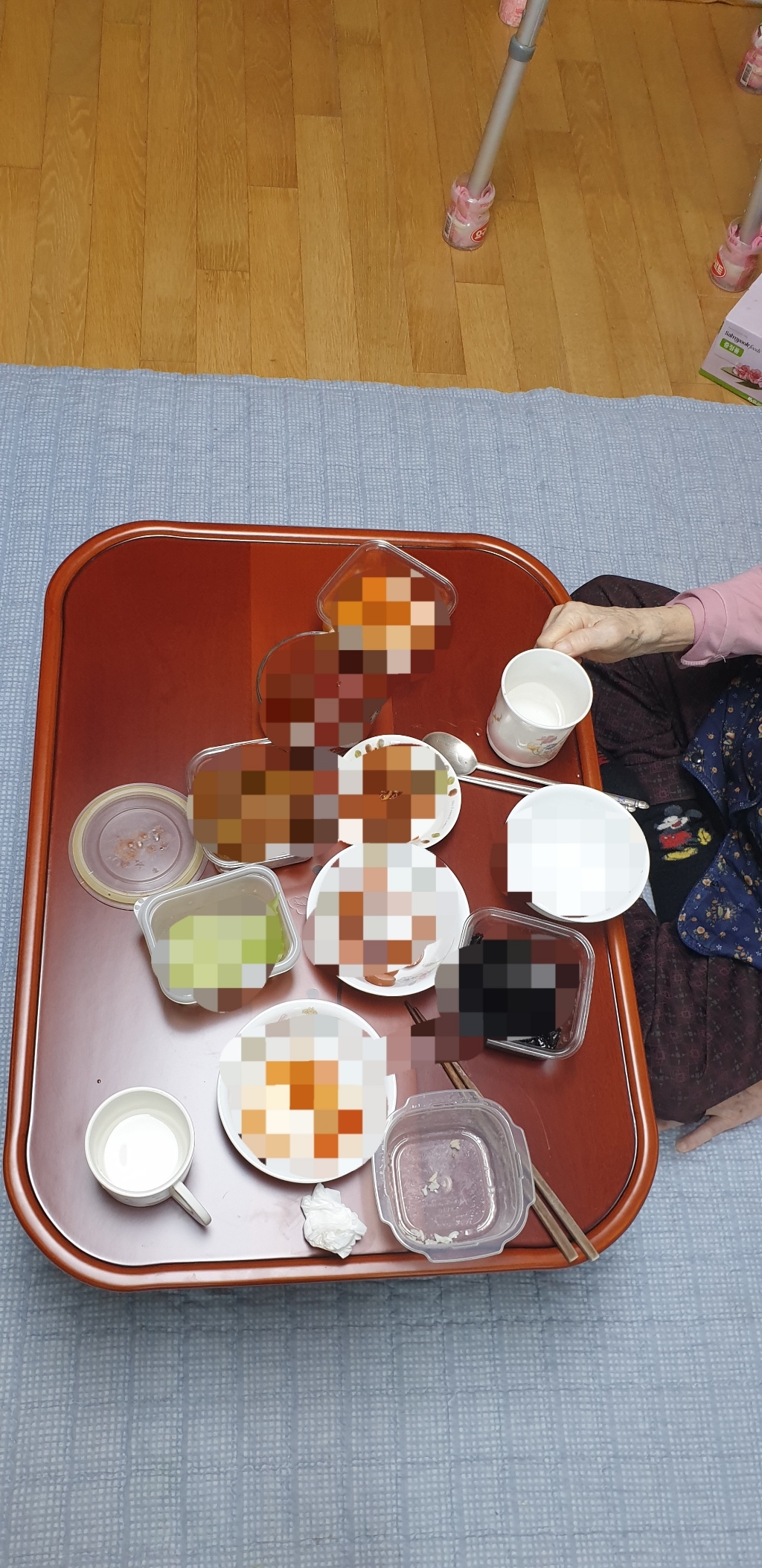 남원목기공예 꽃 상감 6인 2도 타원형 상 리뷰 후기
