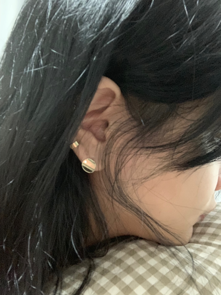 킨트주얼리 유니크 웨이브 코인 귀걸이 리뷰후기