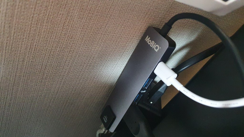 모비큐 애플맥북C타입 5 in 1 HDI USB30 허브 E-ACH