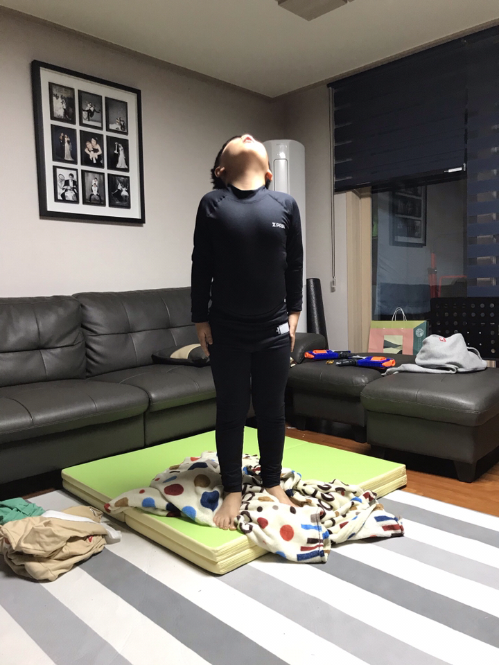 엑스프린 유소년 이너웨어 기모 타이즈 겨울용 9부 레깅스 쫄바지 리뷰후기