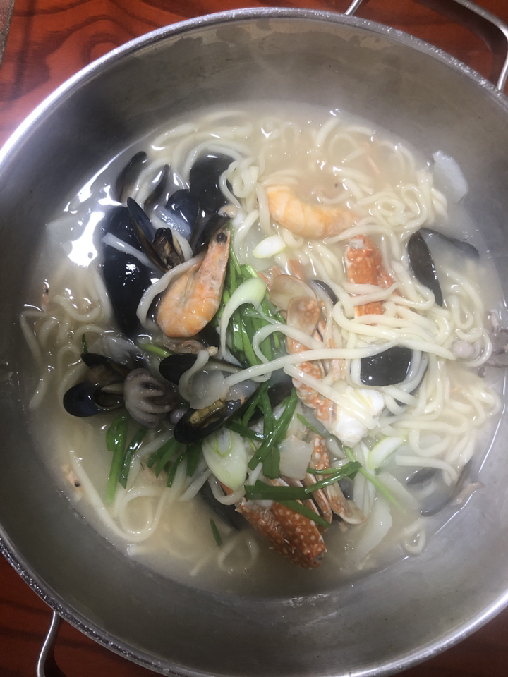 해물칼국수 2인분 리뷰후기