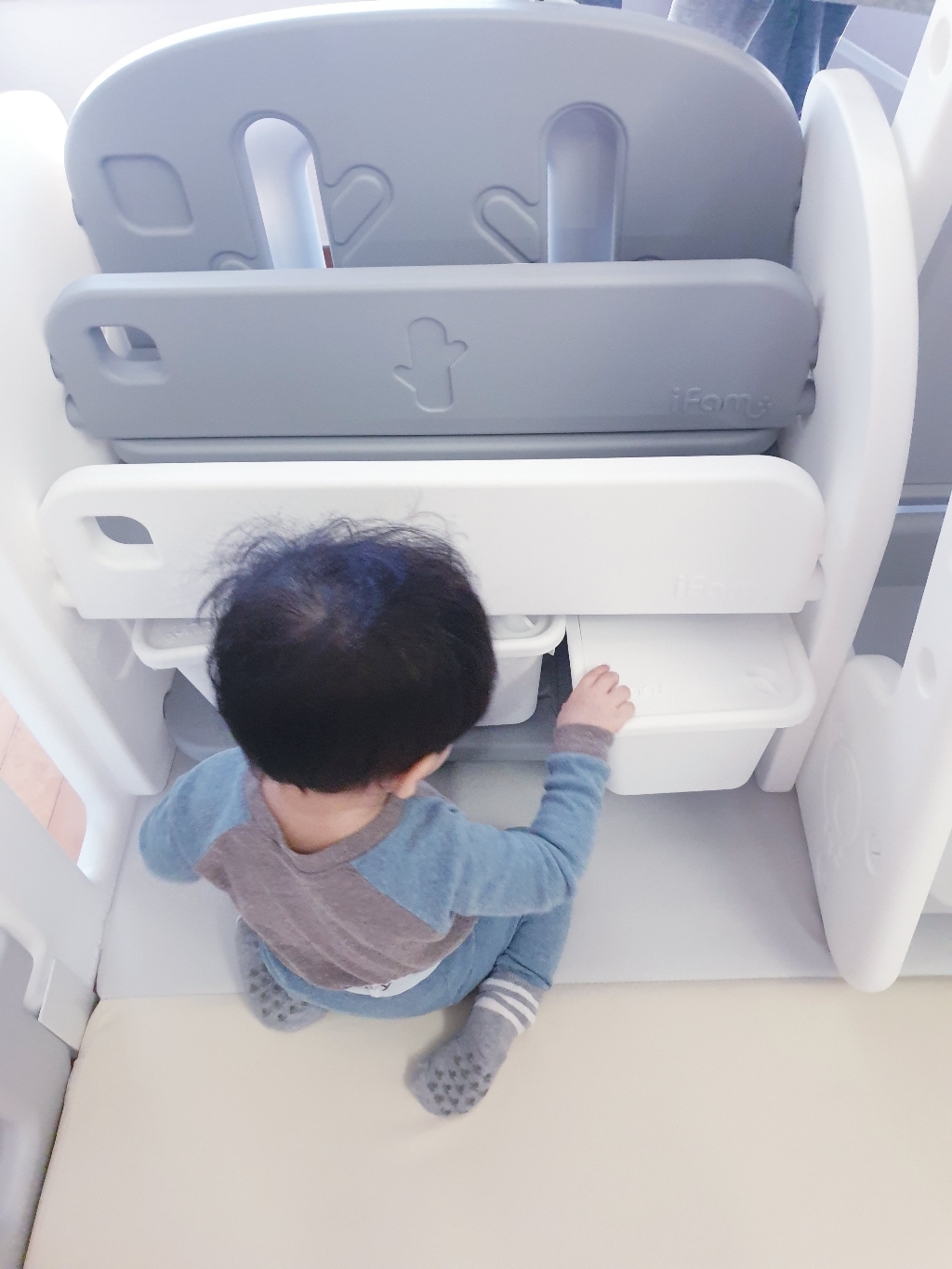 IFA 아이팜 이지두잉 전면책장 유아책장 유아책꽂이 아기책장 키즈책장