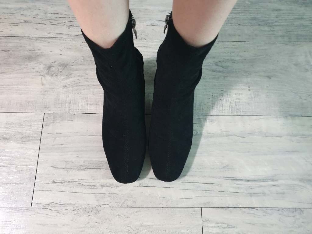 가이아슈 케일 발목 찰싹 스판 빅사이즈 앵클부츠