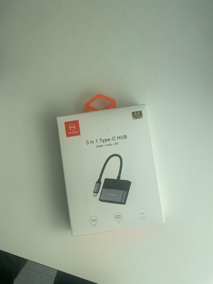맥도도 3 in 1 C타입 USB 멀티 확장 허브 어댑터 HDMI VGA C타입 PD 리뷰후기