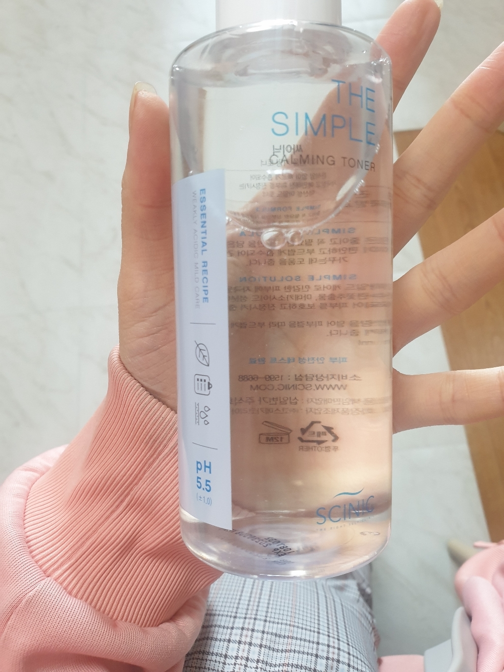 싸이닉 더 심플 대용량 토너 대용량 로션