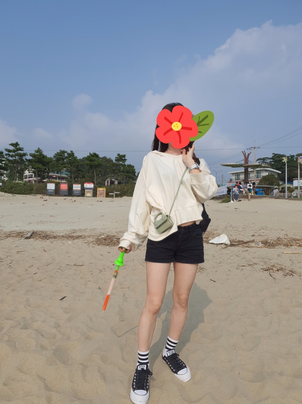 선녀와양말꾼 김종국 삼선 스포츠 농구 조거팬츠 스트릿 긴 장목 양말