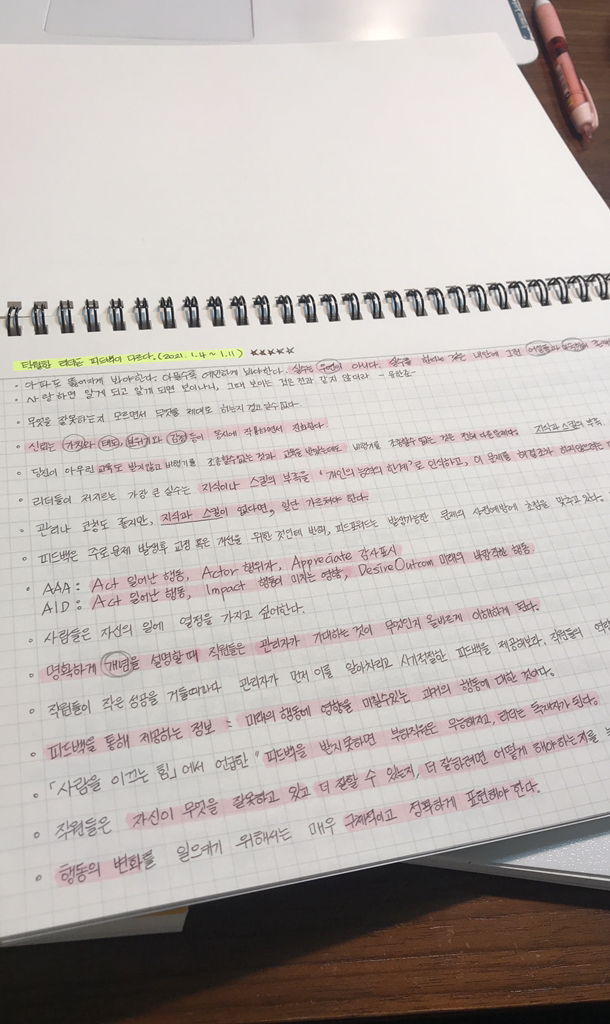 모트모트 스프링북 랜드 오리지널  일반노트