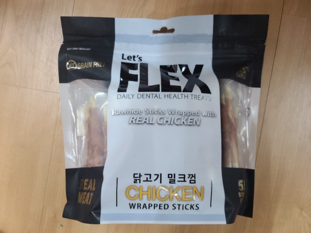 플렉스 반려견간식 밀크껌 리뷰후기