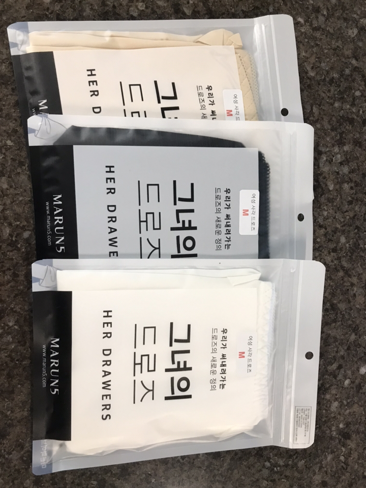 마른파이브 여성용 심리스 드로즈 3종 리뷰 후기