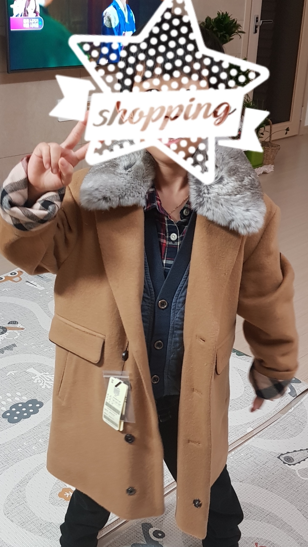 닥스 리틀 SOLID 체스터 코트 DOW84CC15P CM 리뷰후기