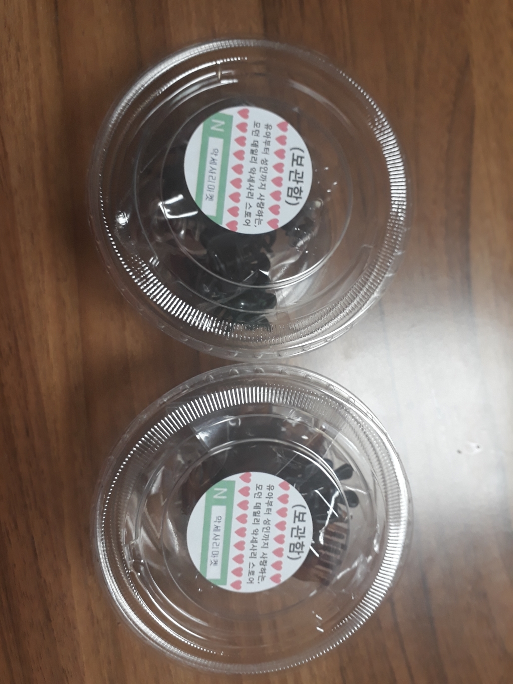 무광 앞머리 작은 미니 헤어핀 머리핀 집게핀 10개 1set