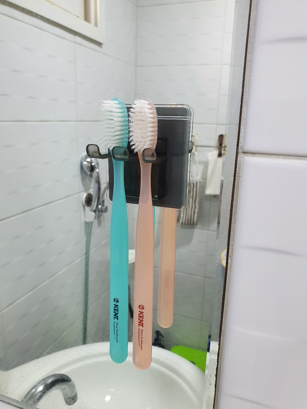 디씨 양치컵 칫솔걸이세트