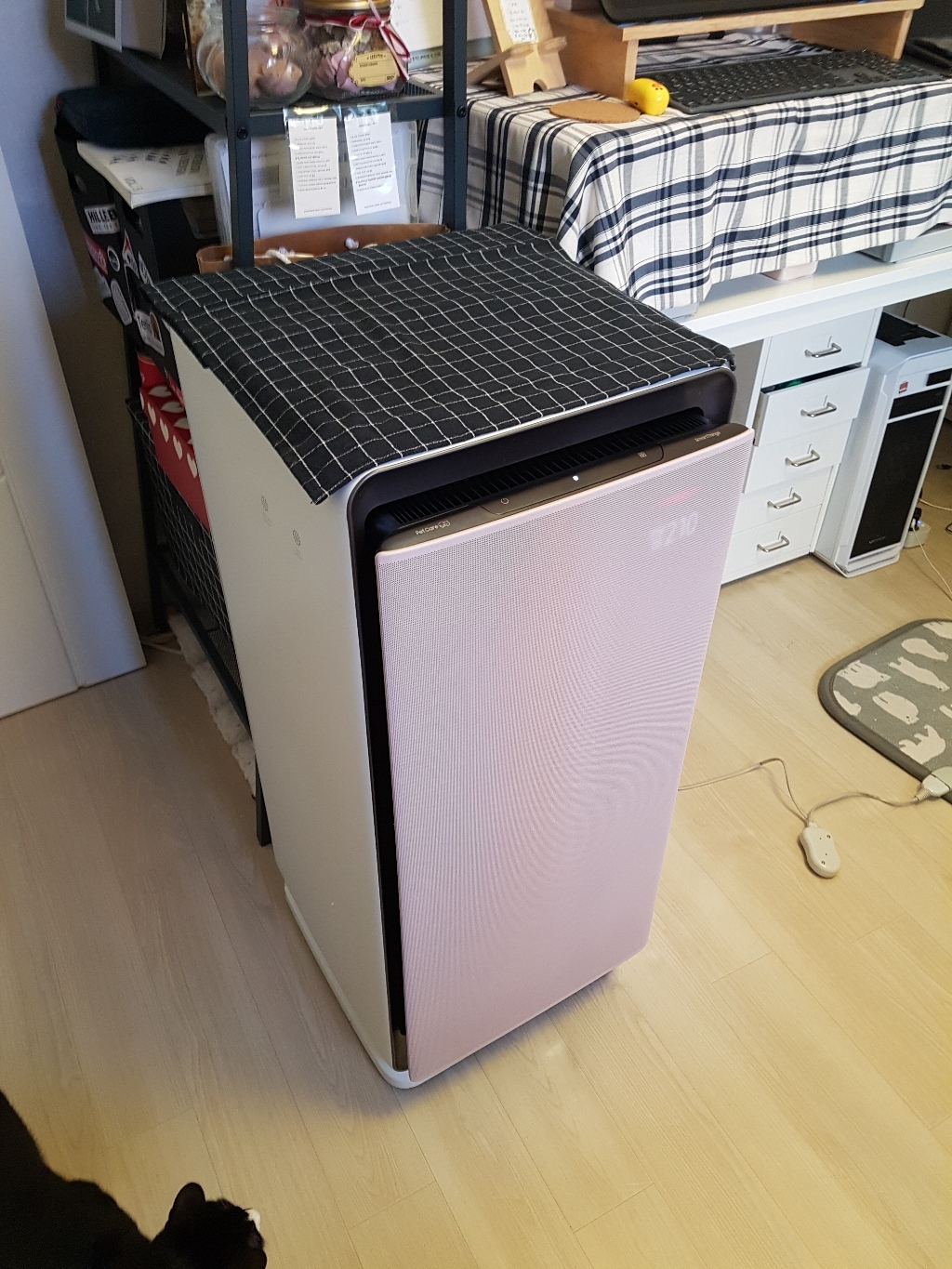 삼성전자 무풍큐브 펫케어 공기청정기 AX90T9420WPD 90㎡ 리뷰후기