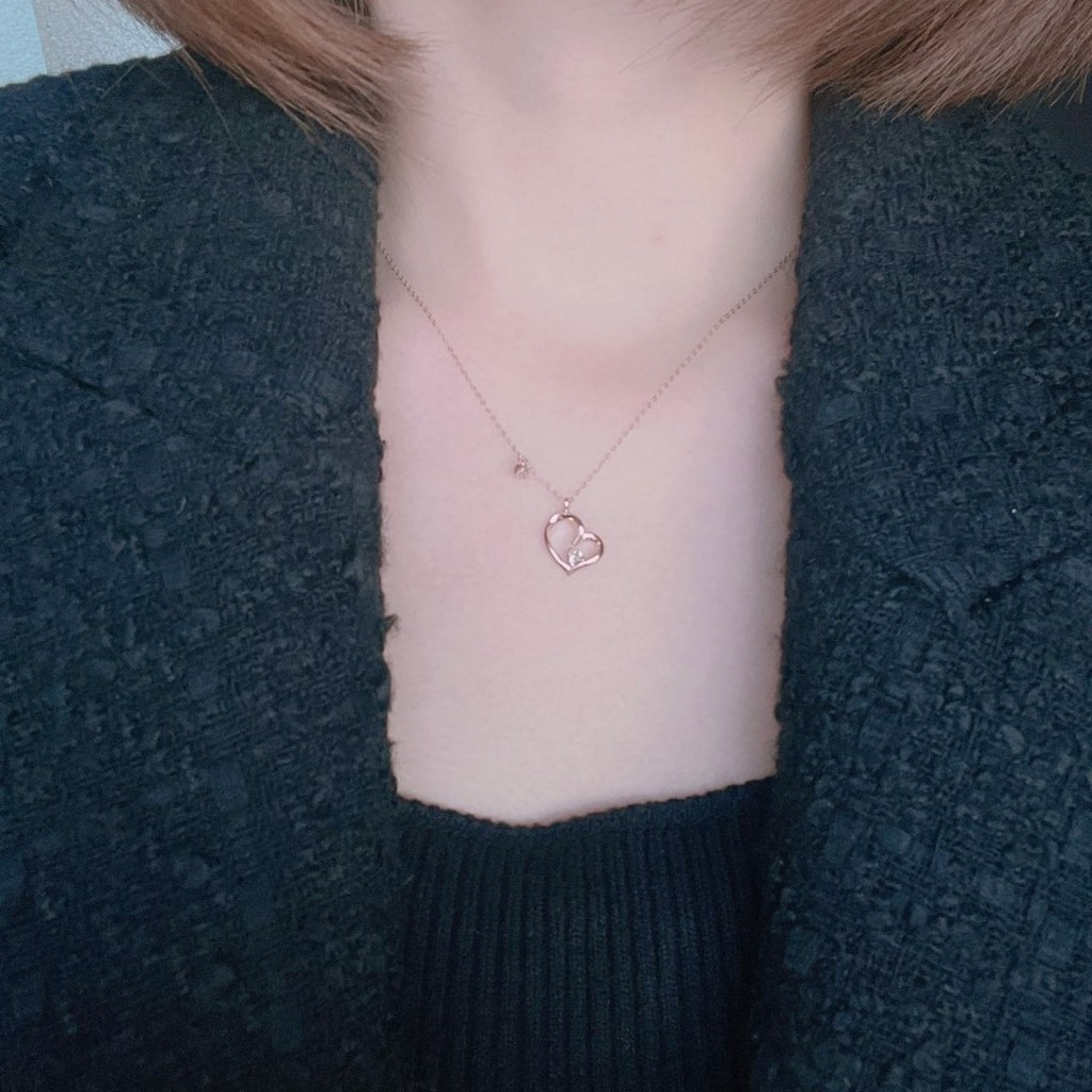 도로시 선물 BEST 14k 1부 다이아몬드 목걸이