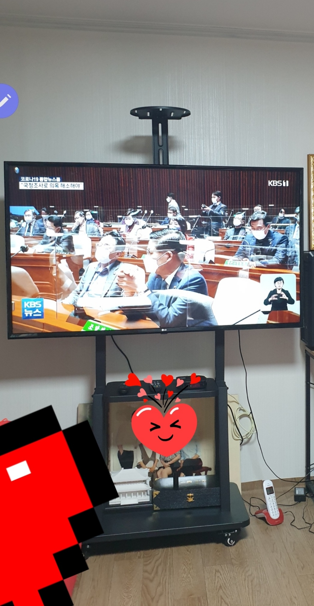 지마운트 이동식 TV 스탠드 T-S
